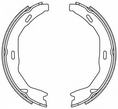 OPEN PARTS bsa222200 -  Комплект тормозных колодок
